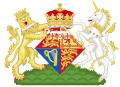 Arms of Elizabeth Alexandra Mary of Windsor, Heiress Presumptive (1944-1947)