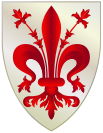 Coat of arms of the Italian city of Florence