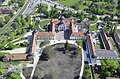 Aerial view of the palace