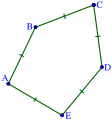 Pentagone convexe équilatéral