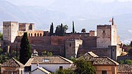 Alcazaba de Benedin, den västra delen av Alhambra.