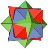 Compound of three octahedra