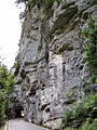 Road through one of the Gorges of Pichoux