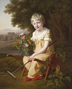 Émile-Alexandre-César Le Fébure de Sancy en petit jardinier (1808), collection privée.