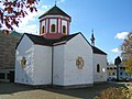 Heiligkreuz-Kapelle und Namensgeber von Alt-Heiligkreuz