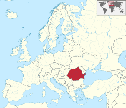 Map of Romania