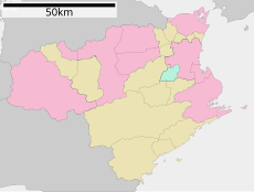 大日寺 (徳島市)の位置（徳島県内）