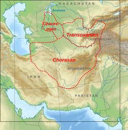 Greater Khorasan (Chorasan) and neighbouring historical regions