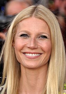 Gwyneth Paltrow na francouzské premiéře filmu Iron Man 3 v roce 2013.