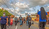 Proteste a Columbus, Ohio, il 28 maggio 2020