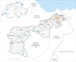 Wolfhalden – Mappa