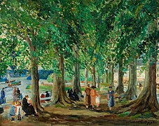 Ernst Oppler: Strandpromenade