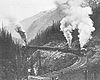 “Big Hill” on the CPR, 1890. Safety Switch No. 1 and its uphill spur are shown foreground and right