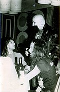 Iron Maiden in Backstage at a concert at Belgrade Hippodrome, 6-9-1981.jpg