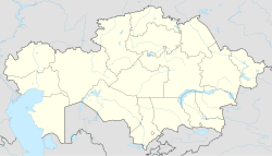 Atyrau ligger i Kasakhstan