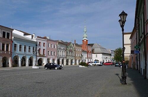 Place de la Paix à Svitavy