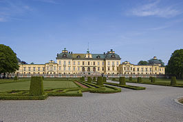 Westzijde van slot Drottningholm