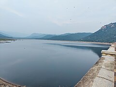 Kalyani Dam built on Swarna Mukhi river.jpg