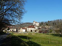 Skyline of Saint-Georges-de-Montclard