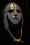 The helmet from the Sutton Hoo ship burial