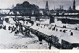 45th Street and Grand Central Depot, Manhattan, March 12