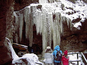 Winter in der Breitachklamm