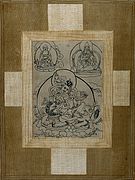 Dzambhala or Dodnevangpo depicted in a cross Wellcome V0046104.jpg