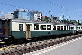 Voiture de seconde classe, ex-Südostbahn.