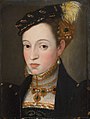 Q113752 Magdalena van Oostenrijk circa 1563 (Schilderij: Giuseppe Arcimboldi) geboren op 14 augustus 1532 overleden op 10 september 1590