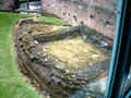 Fundamente des süd-östlichen Eckturms des LL Chester