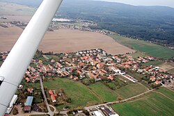 Rosovice from air