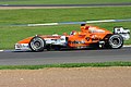 Christijan Albers testing at Silverstone, September 2006