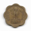 Ten paise coin, 1968, observe