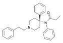 Chemical structure of 4-Phenylfentanyl.