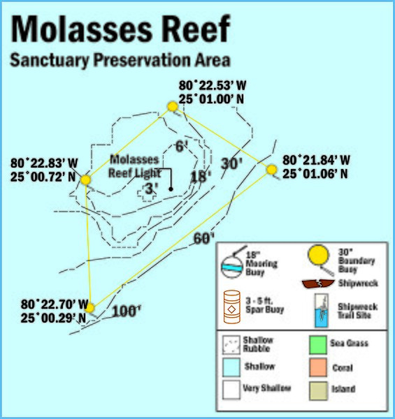 File:Map of Molasses Reef Sanctuary Preservation Area.jpg