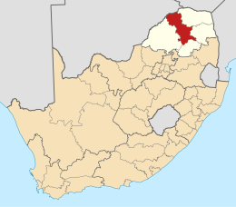 Ligging Capricorn District Municipality