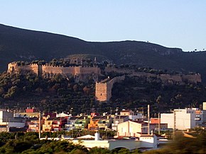 Vista do Castelo de Corbera.