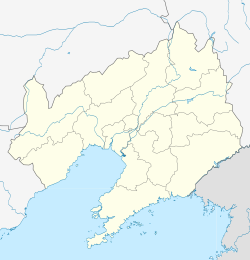 Xigang is located in Liaoning