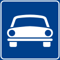 Fast-traffic highway, only motor vehicles allowed(formerly used and )