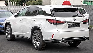 Lexus RX 350 L (GGL21/GGL26) - facelift - left rear view