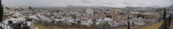 Panorámica de Elda-Petrel desde el castillo de Petrel.