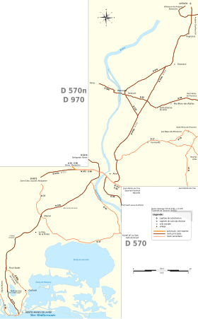 Carte de la route.