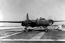 North American XB-28 running up.jpg