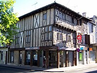 Stadthaus in Casteljaloux, Lot-et-Garonne, SW Frankreich