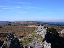 Vista sobre els Monts d'Arrée, Bretanya (França)