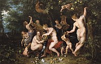 Nymphs filling the horn of plenty, 1615, together with Jan Brueghel the Elder