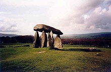 exterior view of prehistoric structure