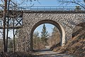 English: Railroad bridge of the Rosentalbahn II across the Suha brook Deutsch: Eisenbahnbrücke der Rosentalbahn II über den großen Dürrenbach