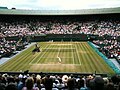 Image 54First played in 1877, the Wimbledon Championships is the oldest tennis tournament in the world. (from Culture of England)