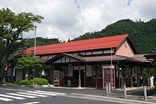 本社のある若桜駅